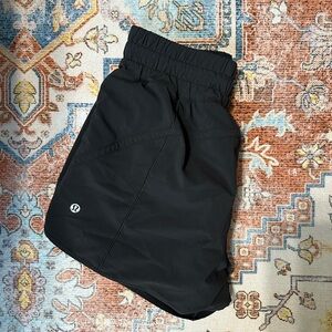 lululemon track that high rise shorts